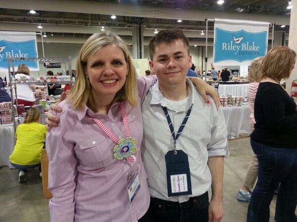 Kimberly & Doug at Spring Quilt Market 2014 